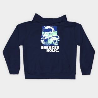 Sneaker Holic Blue Mint Kids Hoodie